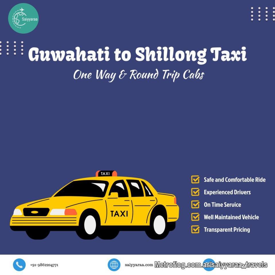 Looking for a hassle-free ride from Guwahati to Shillong?

Travel from Guwahati to Shillong in comfort, style, and at the cheapest fares with Saiyyaara Travels!

🌟 Special Offer:
Fixed Fare: ₹1,799/- (Base Fare ₹1,599 + ₹200)
✅ No hidden charges – all-inclusive, transparent pricing
✅ One-way & Round-trip options available

🚗 Vehicle Options:
Sedans: Swift Dzire, Indigo, and more
SUVs: Innova, Xylo, etc.
Tempo Traveller, Tata Sumo – Perfect for groups

🌿 Trip Highlights:
Distance: ~99.4 km from Guwahati to Shillong
Professional drivers ensuring safe & comfortable rides

Book your Guwahati to Shillong cab now!
🌐 Know More: https://saiyyaraa.com/guwahati-to-shillong-cab-service/
📞 Call/WhatsApp: +91-9862204771

#guwahatitoshillong  #NortheastIndiaTravel #sightseeingcabs #guwahatitoshillongtaxi #taxiservice #Shillong #guwahati