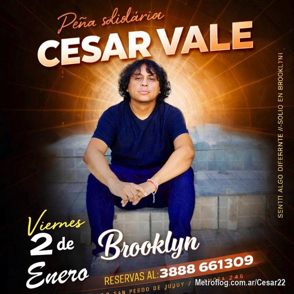 CESAR VALE 🎤🎶✨️

♦️ VIERNES 2 DE ENERO.- -

ESTA NOCHE TODOS A BROOKLYN, A HACERLE EL AGUANTE A  Luz Salazar QUE NOS VA A ESTAR REPRESENTANDO EN LA PROVINCIA DE  CÓRDOBA.-

♦️ HACE TU RESERVA CON TIEMPO.....
.
.
#cesarrvale